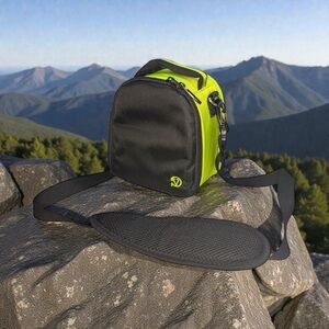 Digital SLR Vangoddy Laurel Camera Case Lime Green Black Water Resistant Nylon
